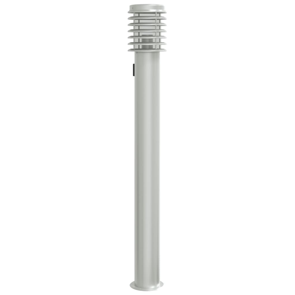 Venkovní Stojací Lampa 110Cm Nerezová Ocel Stříbrná