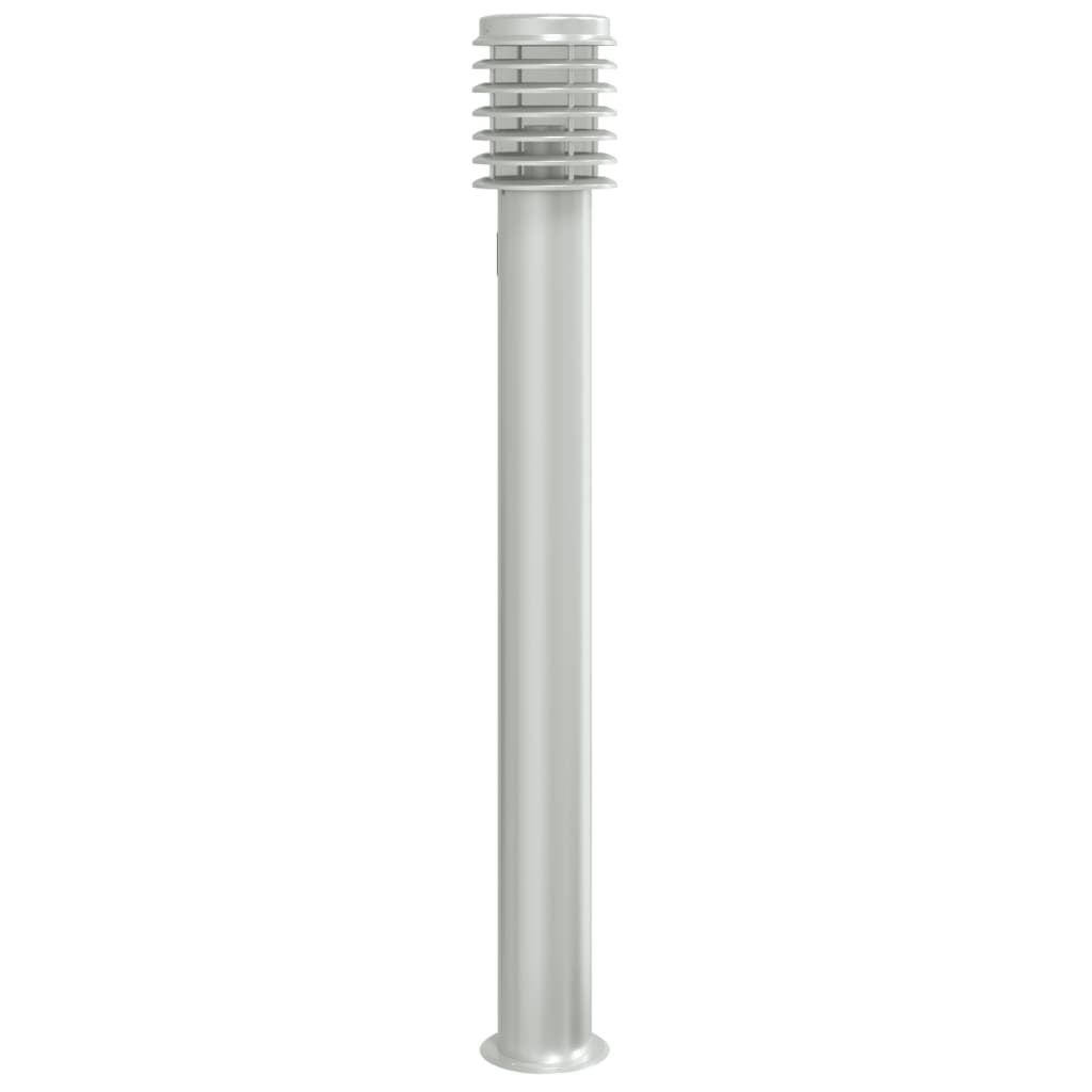 Venkovní Stojací Lampa 110Cm Nerezová Ocel Stříbrná