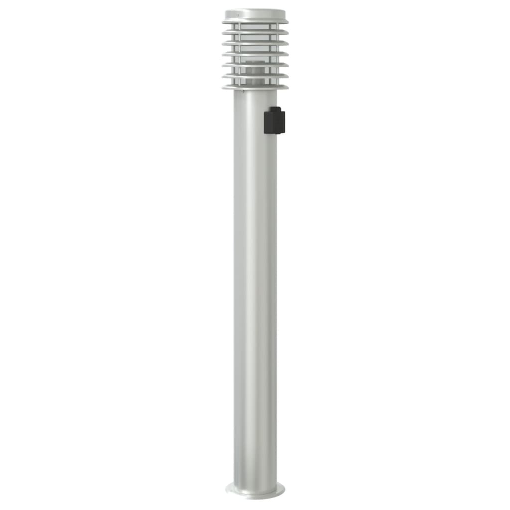 Venkovní Stojací Lampa 110Cm Nerezová Ocel Stříbrná