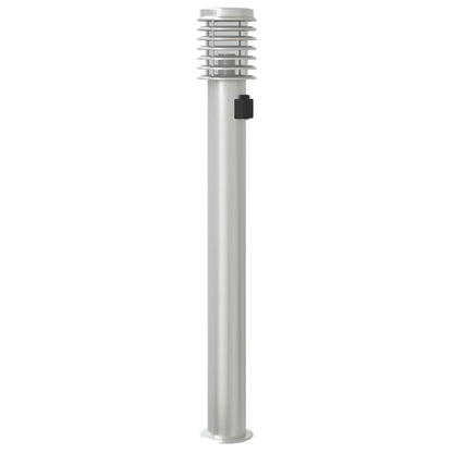 Venkovní Stojací Lampa 110Cm Nerezová Ocel Stříbrná