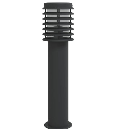 Venkovní Stojací Lampa Černá 60 Cm Nerezová Ocel Černá