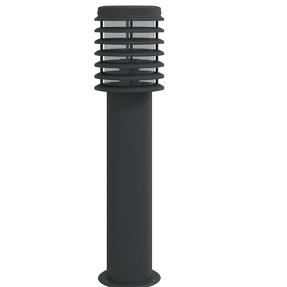 Venkovní Stojací Lampy 3 Ks Černé 60 Cm Ocel Černá