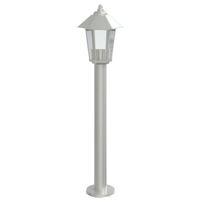 Venkovní Stojací Lampa Nerezová Ocel Stříbrná