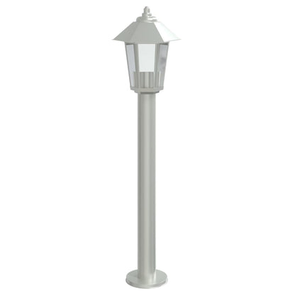 Venkovní Stojací Lampa Nerezová Ocel Stříbrná