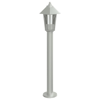 Venkovní Stojací Lampa Nerezová Ocel Stříbrná