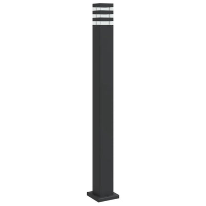 Venkovní Stojací Lampa Černá Hliník 110 Cm
