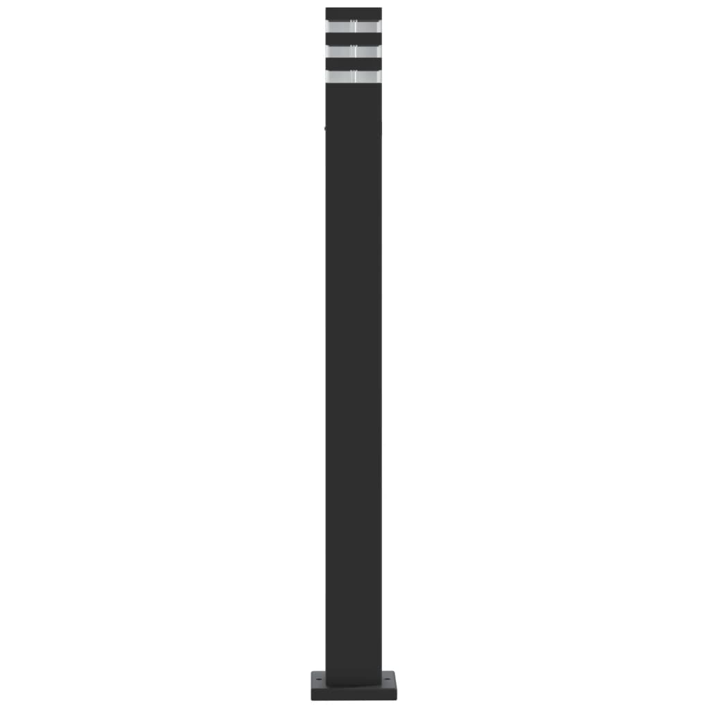 Venkovní Stojací Lampa Černá Hliník 110 Cm