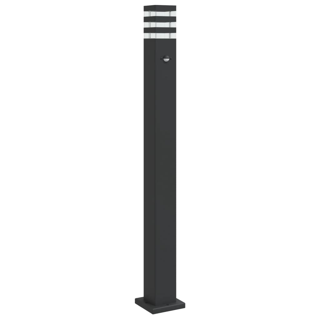 Venkovní Stojací Lampa Černá Hliník 110 Cm