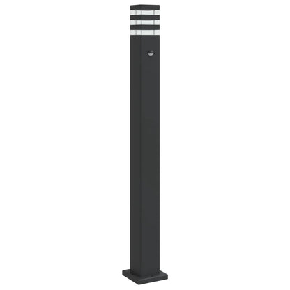 Venkovní Stojací Lampa Černá Hliník 110 Cm