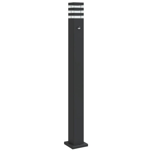 Venkovní Stojací Lampa Černá Hliník 110 Cm