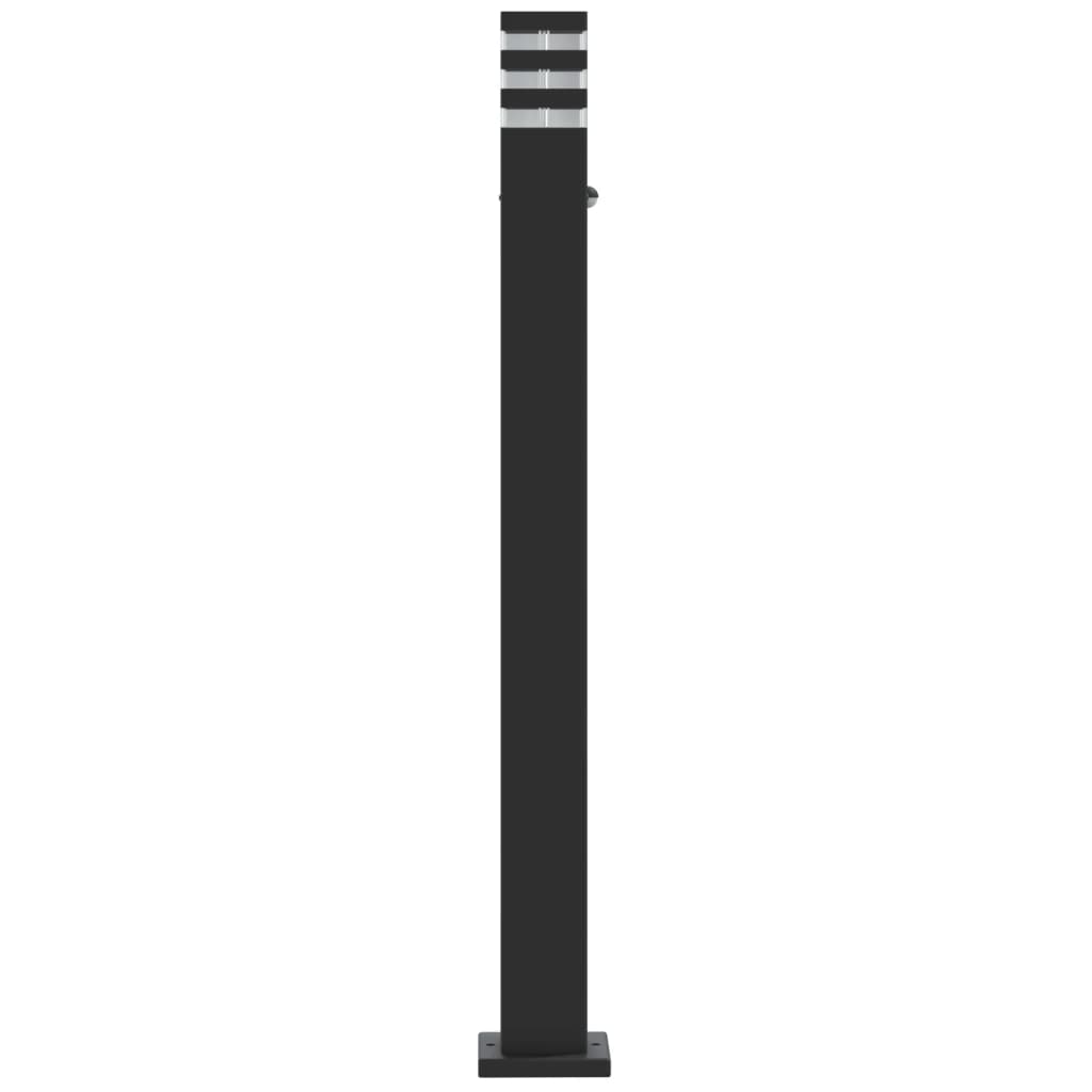 Venkovní Stojací Lampa Černá Hliník 110 Cm