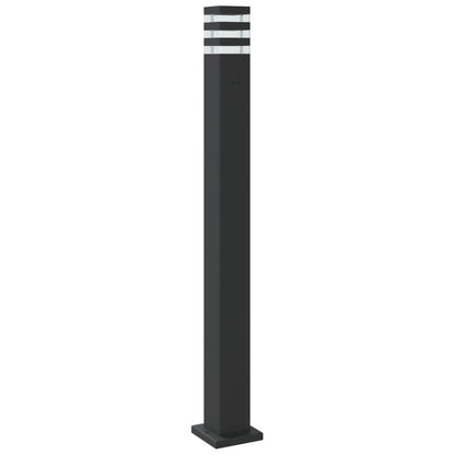 Venkovní Stojací Lampa Černá Hliník 110 Cm