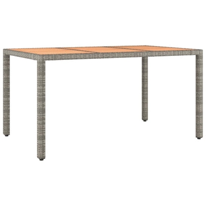 5Dílný Zahradní Bistro Set S Poduškami Šedý Polyratan