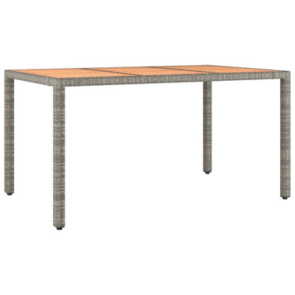 7Dílný Zahradní Bistro Set S Poduškami Šedý Polyratan