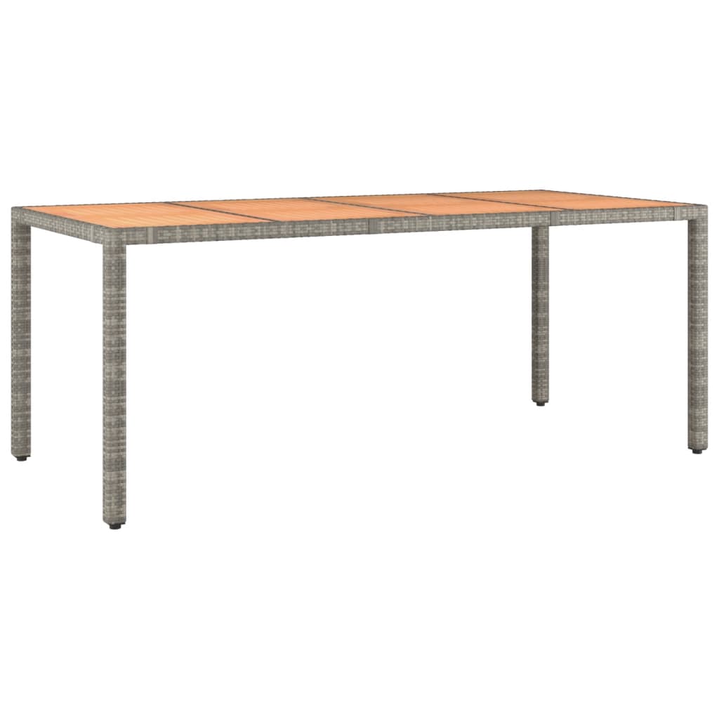 9Dílný Zahradní Bistro Set S Poduškami Šedý Polyratan