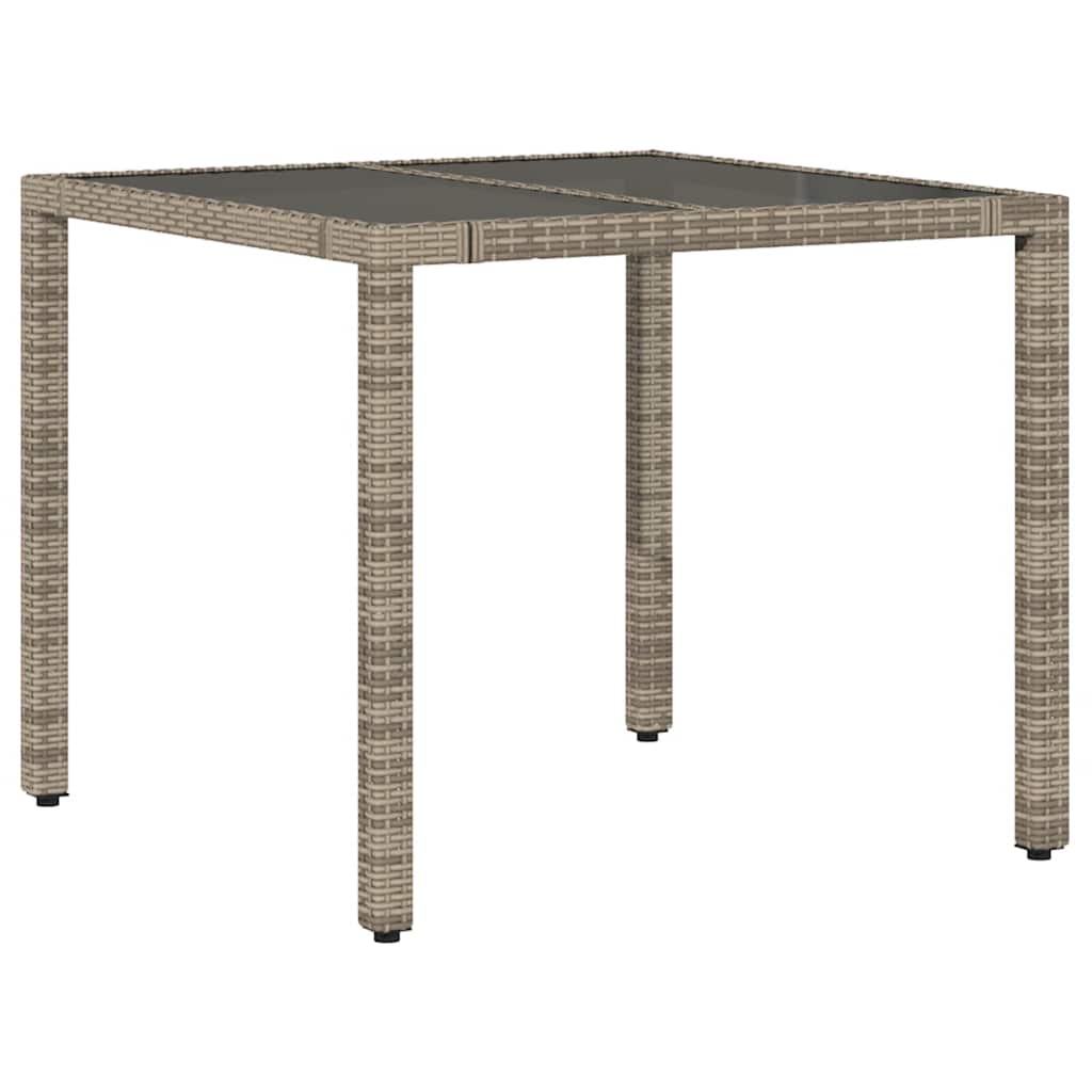 3Dílný Zahradní Bistro Set S Poduškami Šedý Polyratan