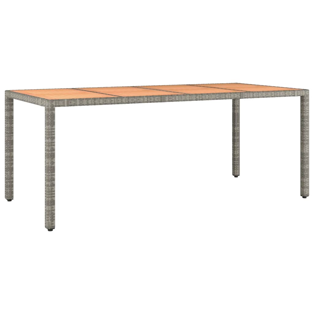 9Dílný Zahradní Bistro Set S Poduškami Šedý Polyratan