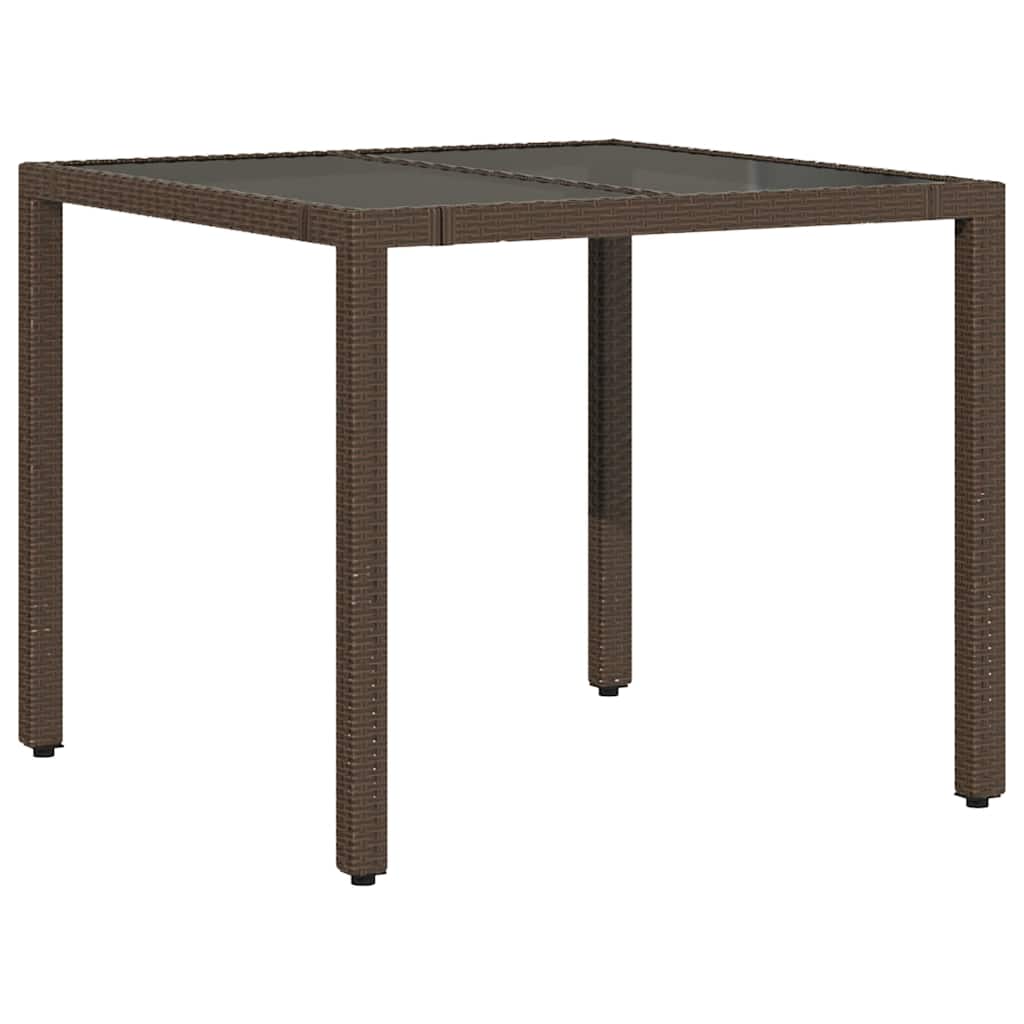 5Dílný Zahradní Bistro Set S Poduškami Hnědý Polyratan