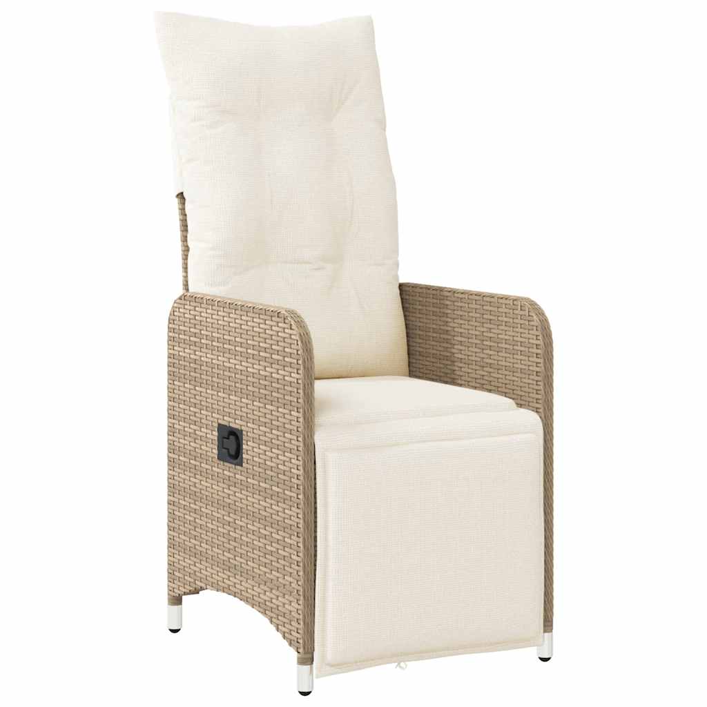 5Dílný Zahradní Bistro Set S Poduškami Hnědý Polyratan