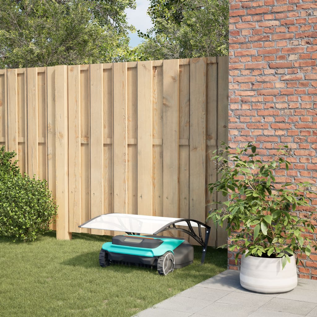 Garáž Pro Robotickou Sekačku Černá 80 X 101 X 46 Cm