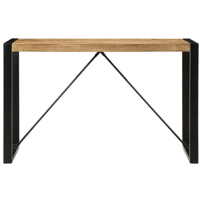 Jídelní Stůl 120 X 55 X 76 Cm Masivní Hrubé Mangovníkové Dřevo
