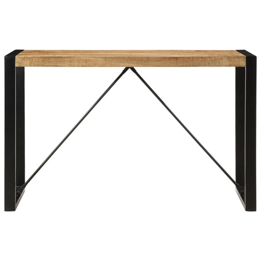 Jídelní Stůl 120 X 55 X 76 Cm Masivní Hrubé Mangovníkové Dřevo