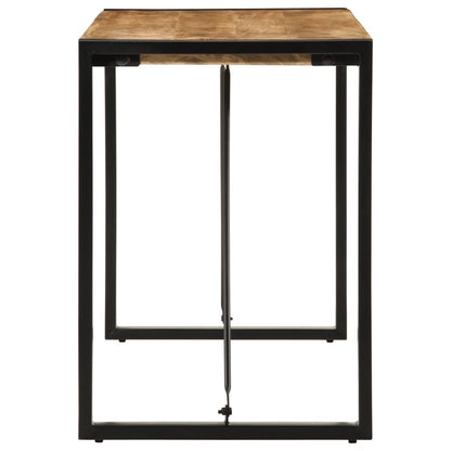 Jídelní Stůl 120 X 55 X 76 Cm Masivní Hrubé Mangovníkové Dřevo