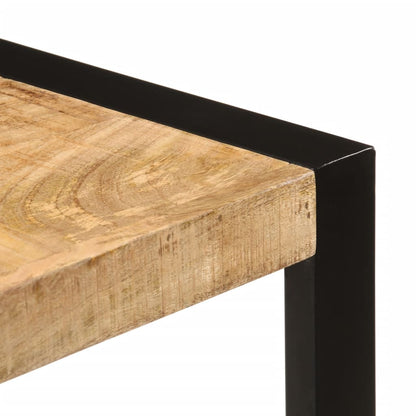 Jídelní Stůl 120 X 55 X 76 Cm Masivní Hrubé Mangovníkové Dřevo