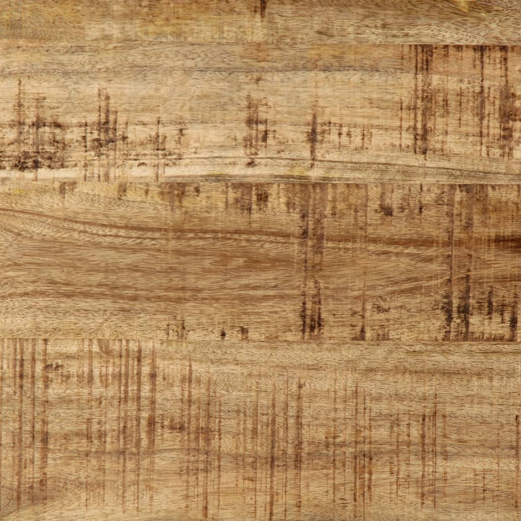 Jídelní Stůl 120 X 55 X 76 Cm Masivní Hrubé Mangovníkové Dřevo