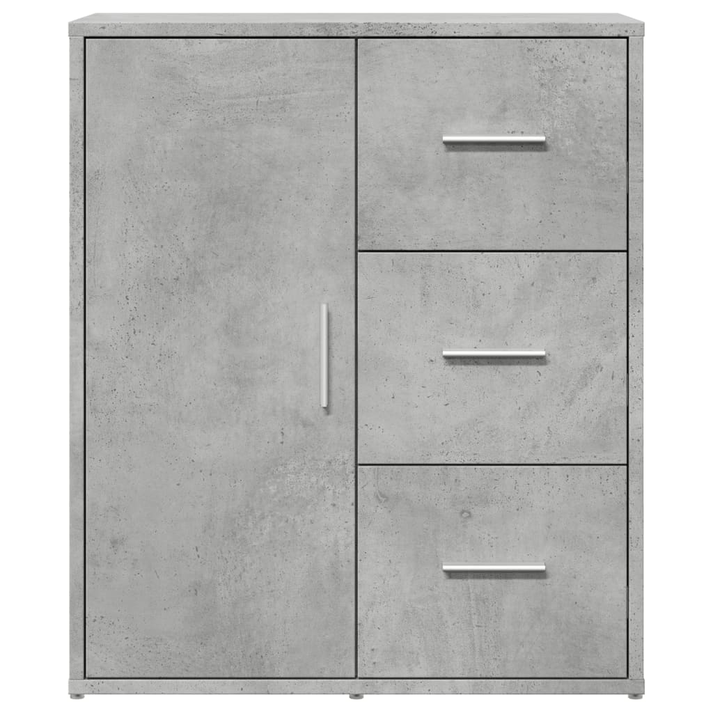 Příborníky 2 Ks Betonově Šedé 60 X 31 X 70 Cm Kompozitní Dřevo