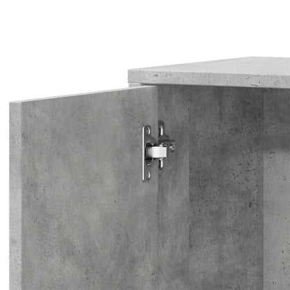 Příborníky 2 Ks Betonově Šedé 60 X 31 X 70 Cm Kompozitní Dřevo
