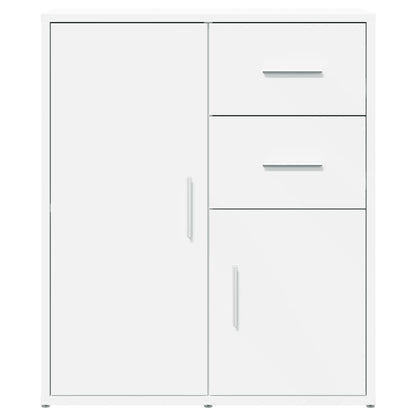 Příborníky 2 Ks Bílé 60 X 31 X 70 Cm Kompozitní Dřevo