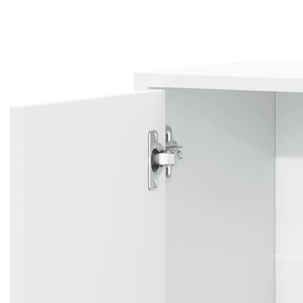 Příborníky 2 Ks Bílé 60 X 31 X 70 Cm Kompozitní Dřevo