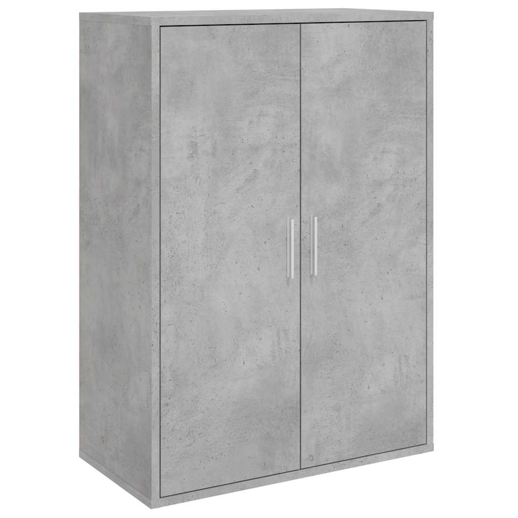 Příborníky 2 Ks Betonově Šedé 60 X 31 X 84 Cm Kompozitní Dřevo
