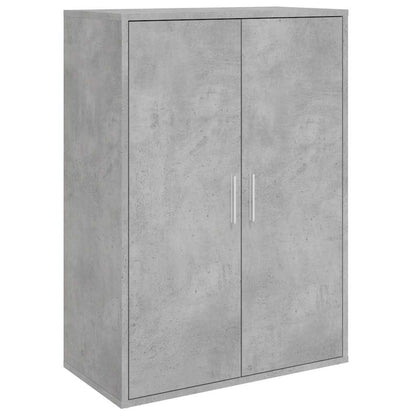 Příborníky 2 Ks Betonově Šedé 60 X 31 X 84 Cm Kompozitní Dřevo