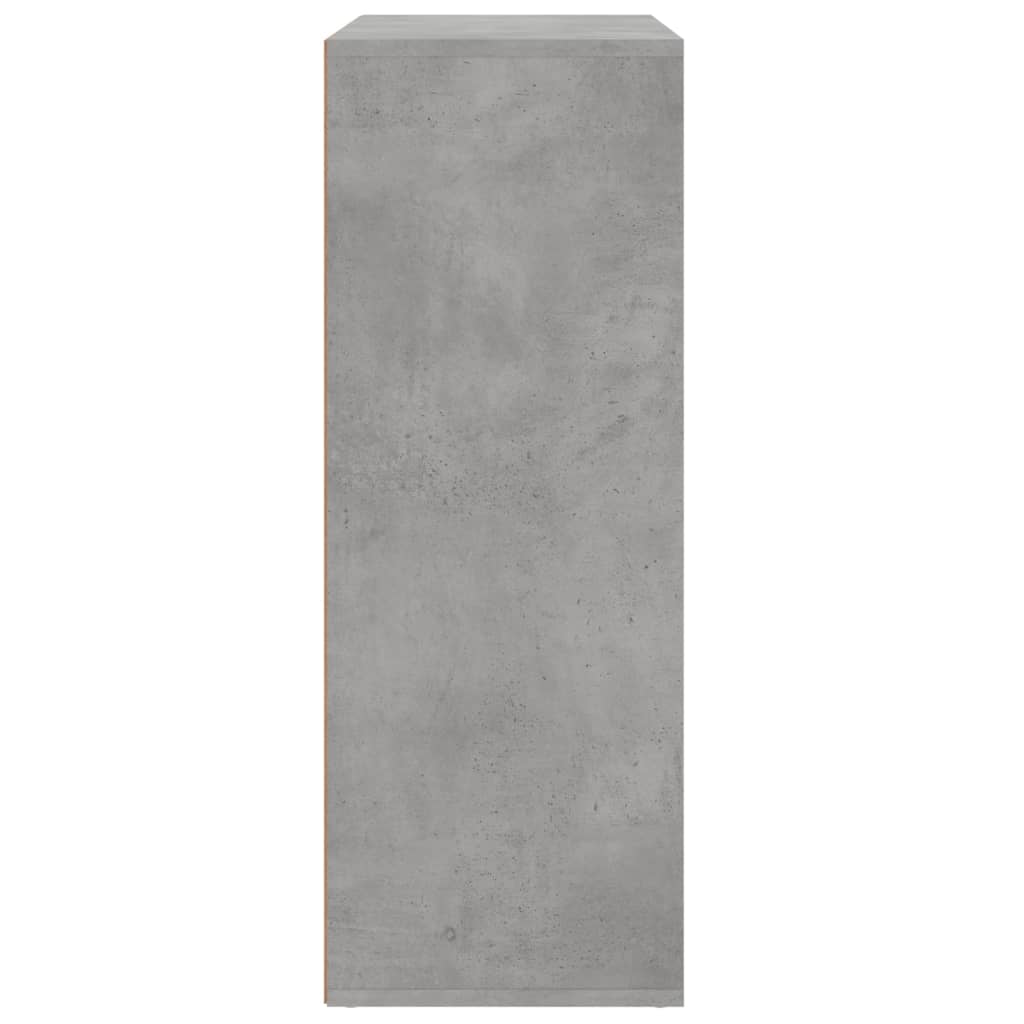 Příborníky 2 Ks Betonově Šedé 60 X 31 X 84 Cm Kompozitní Dřevo