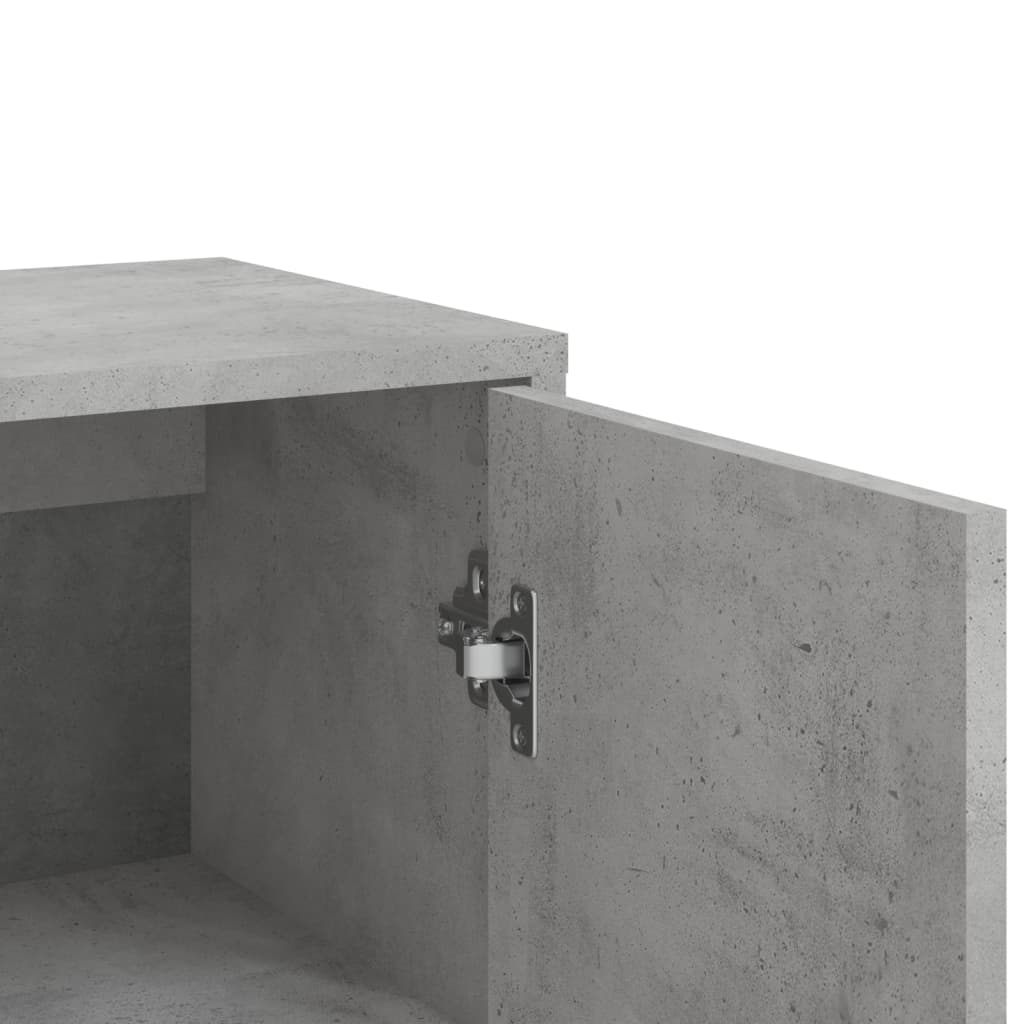 Příborníky 3 Ks Betonově Šedé 60 X 31 X 84 Cm Kompozitní Dřevo