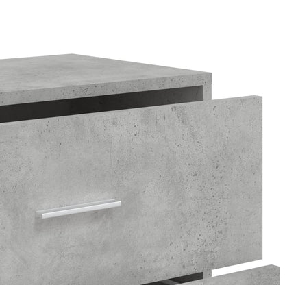 Příborníky 3 Ks Betonově Šedé 60 X 31 X 84 Cm Kompozitní Dřevo