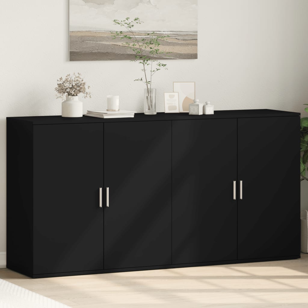 Příborníky 2 Ks 79 X 38 X 80 Cm Kompozitní Dřevo
