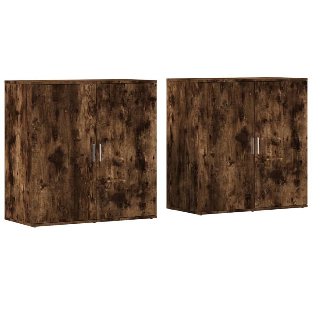 Příborníky 2 Ks 79 X 38 X 80 Cm Kompozitní Dřevo