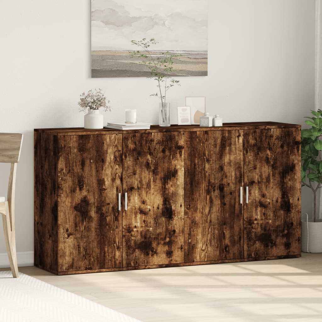 Příborníky 2 Ks 79 X 38 X 80 Cm Kompozitní Dřevo