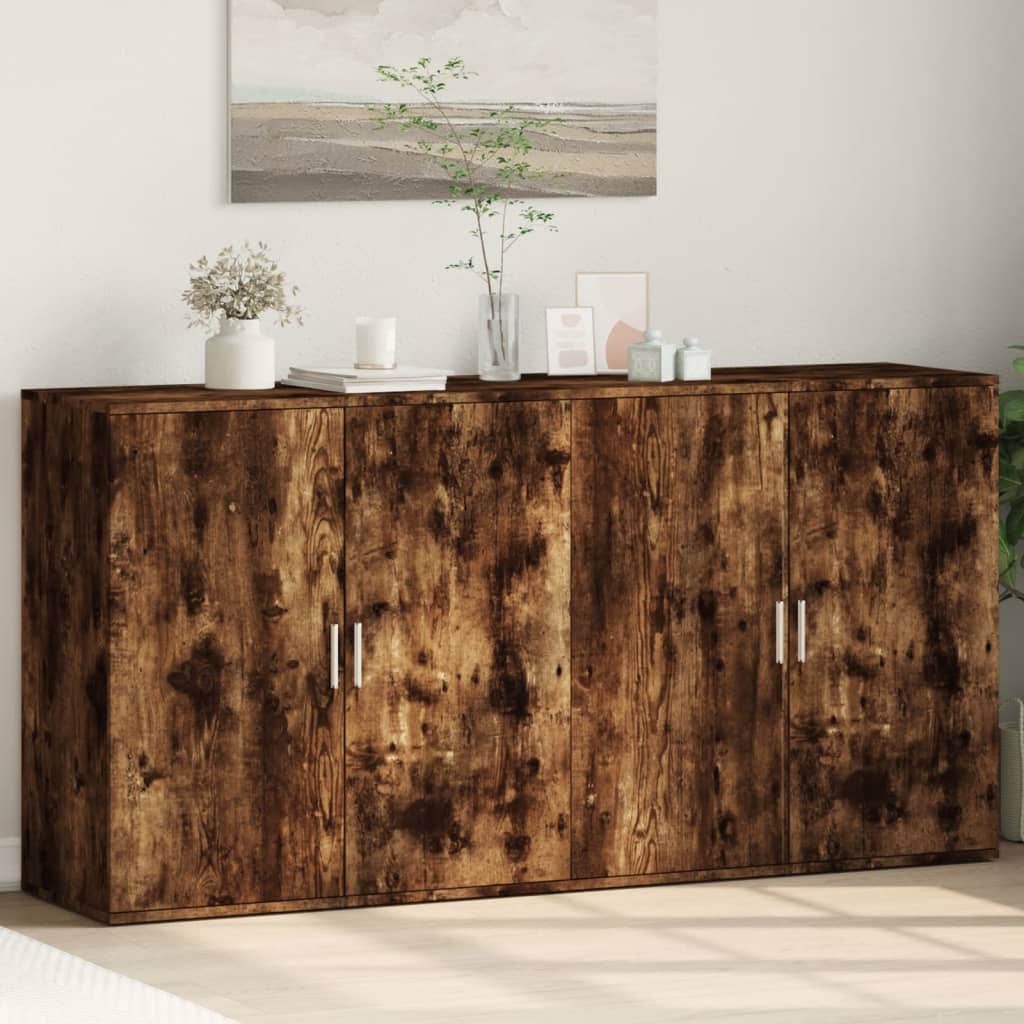Příborníky 2 Ks 79 X 38 X 80 Cm Kompozitní Dřevo