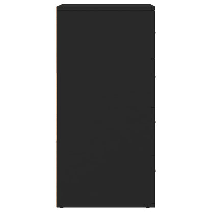 Příborníky 3 Ks Černé Kompozitní Dřevo