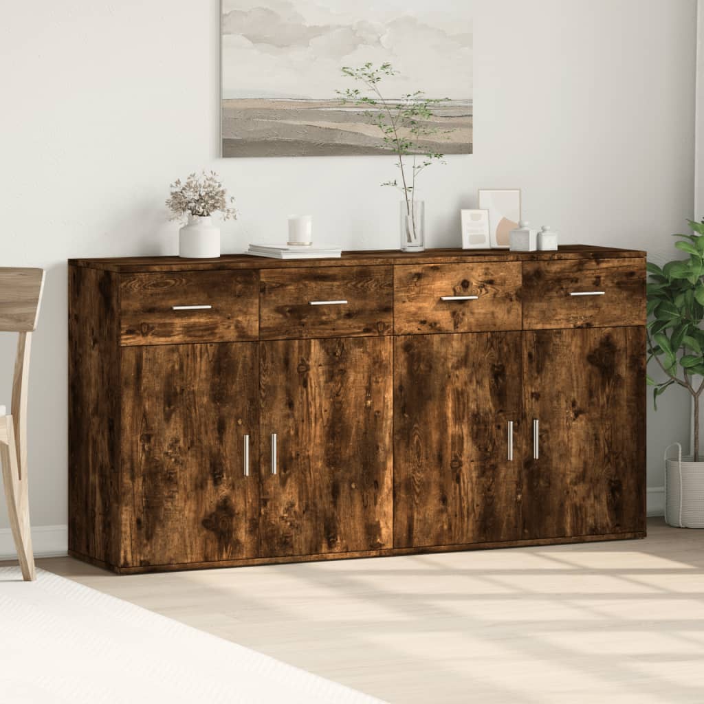 Příborníky 2 Ks 79 X 38 X 80 Cm Kompozitní Dřevo