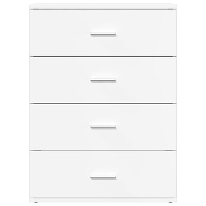 Příborníky 2 Ks Bílé 60 X 39 X 80 Cm Kompozitní Dřevo