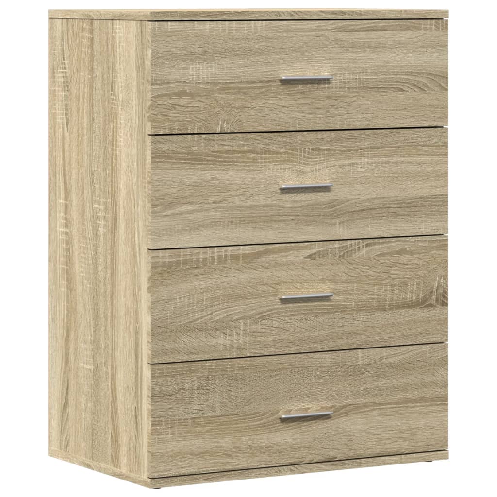 Příborníky 2 Ks Dub Sonoma 60 X 39 X 80 Cm Kompozitní Dřevo