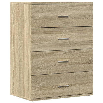 Příborníky 2 Ks Dub Sonoma 60 X 39 X 80 Cm Kompozitní Dřevo
