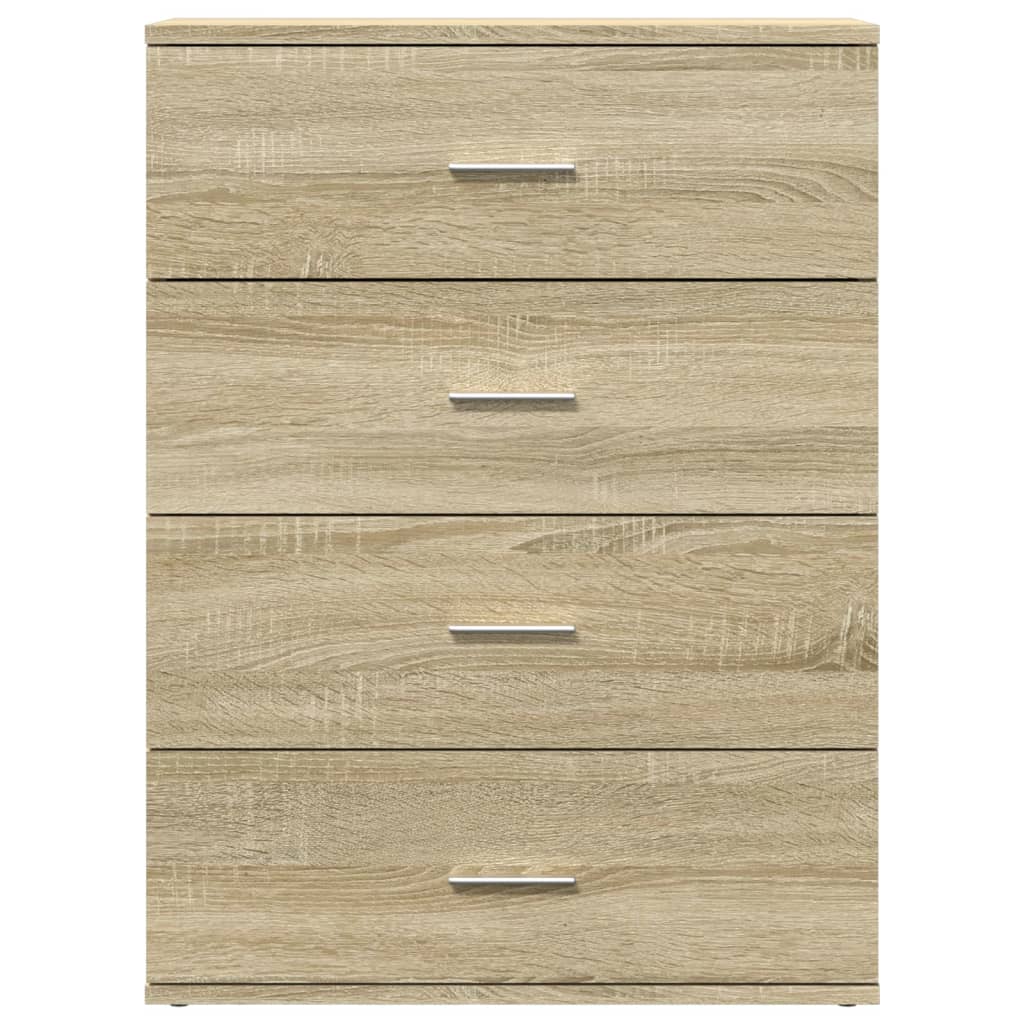 Příborníky 2 Ks Dub Sonoma 60 X 39 X 80 Cm Kompozitní Dřevo