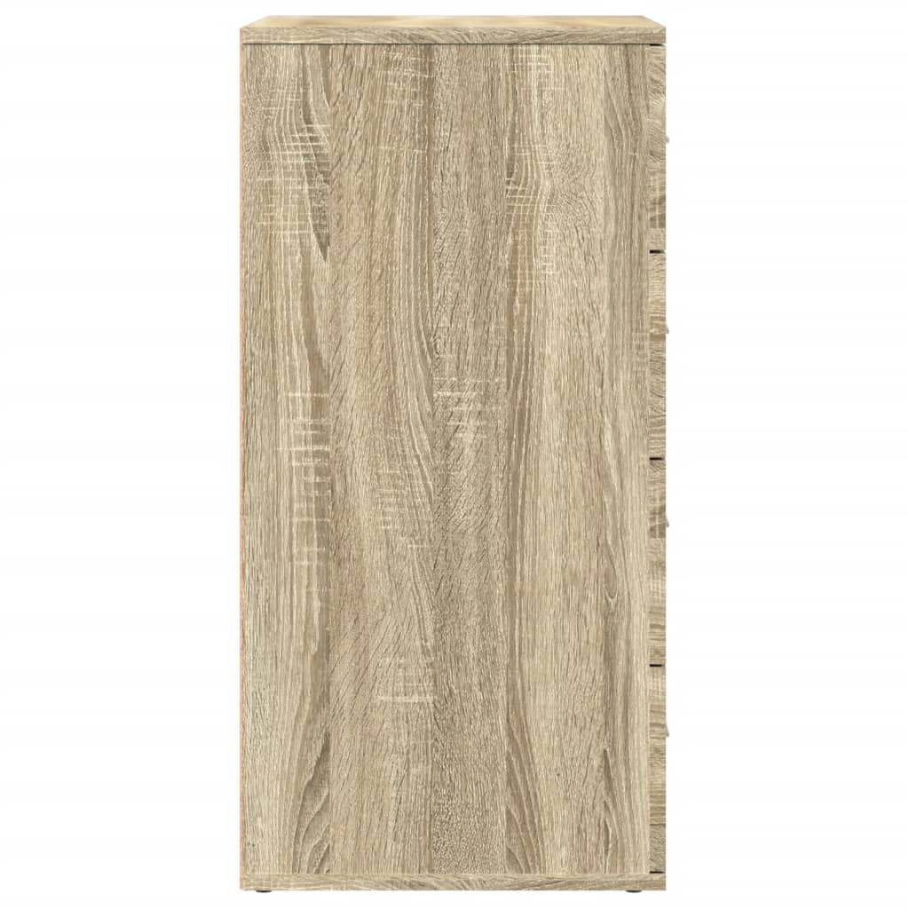 Příborníky 2 Ks Dub Sonoma 60 X 39 X 80 Cm Kompozitní Dřevo