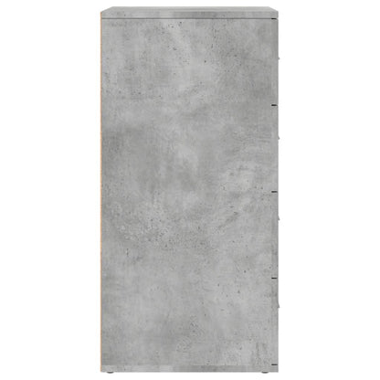 Příborníky 2 Ks Betonově Šedé 60 X 39 X 80 Cm Kompozitní Dřevo